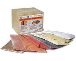 ABCA steenpasta (set), poeder, aanlengen m/water, 8x 200gr