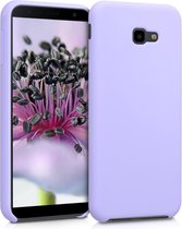 kwmobile telefoonhoesje voor Samsung Galaxy J4+ / J4 Plus DUOS - Hoesje met siliconen coating - Smartphone case in lavendel