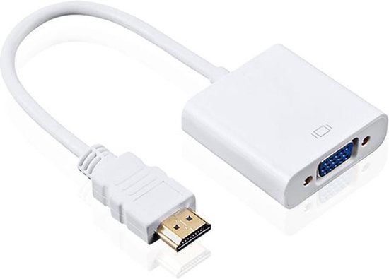 Adaptateur HDMI Vers VGA Avec Sortie Audio 3,5 Mm - Convertisseur Numérique/analogique - Plug & Play Pour PC, Projecteur, écran