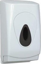 Wit kunststof toilet dispenser voor wandmontage van PlastiQline