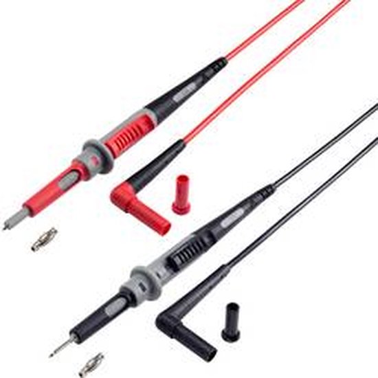 Foto: Voltcraft ms 4ps e veiligheidsmeetsnoer 4mm veiligheidsstekker testpunt 1 00 m zwart rood 1 stuk s 