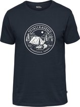 FJALLRAVEN Lägerplats t-shirt navy maat S