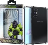 Anti Shock Back Cover TPU+PC Samsung S20 - Telefoonhoesje - Transparant