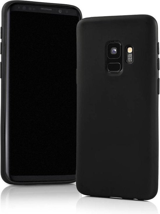 Mat Zwart Siliconen TPU Hoesje Samsung Galaxy S9 Plus | bol.com