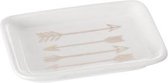 Schaaltje Pijlen 11,5x8xh2cm - Aardewerk (set van 8)