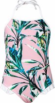 Snapper Rock UV werend Badpak Kinderen Royal Palm - Roze - Maat 86-92