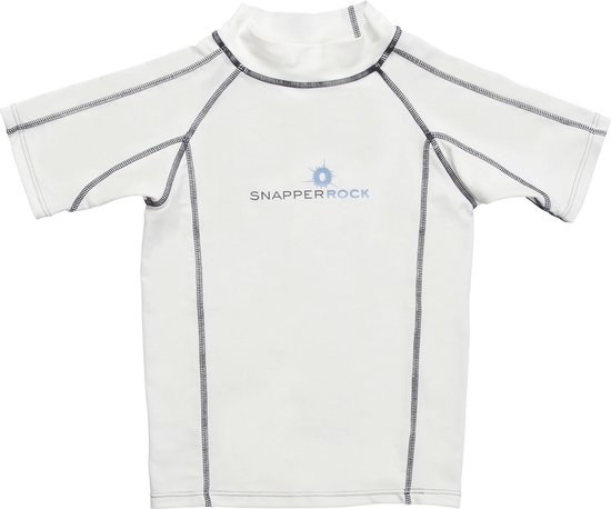Snapper Rock UV werend T-shirt Kinderen korte mouwen - Wit - Maat 116-122 |  bol.com
