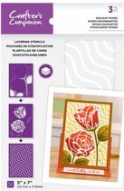 CC - Layering Floral Stencil - Radiant Roses