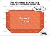 Crealies For journalzz & plannerzz snijmal - Pocket Medium