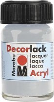 Decorlack-acryl 15 ml - Zilver metallic
