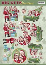 Santa's - Big Guys Christmas 3D-Knipvel Yvonne Creations 1 stuks