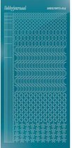 Hobbydots sticker - Mirror Turquoise