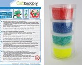 CraftEmotions Foamball clay -  Primary  set 4 x 23gr Air dry