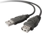 Belkin F3U134R3M USB-kabel 3 m USB A USB B Zwart