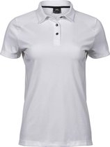 Tee Jays Dames/dames Luxe Sport Poloshirt (Wit)