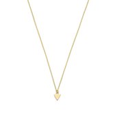 Selected Jewels Julie Dames Ketting Zilver - Goudkleurig