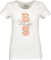 Blue Seven shirt dames wit print - maat L