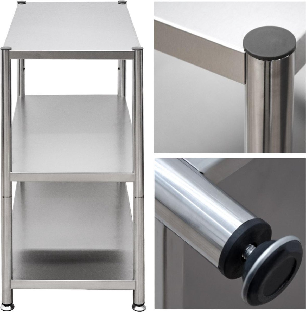 SONGMICS Heavy Duty rek kelderrek opbergrek 40 x 80 x 160 cm rek met