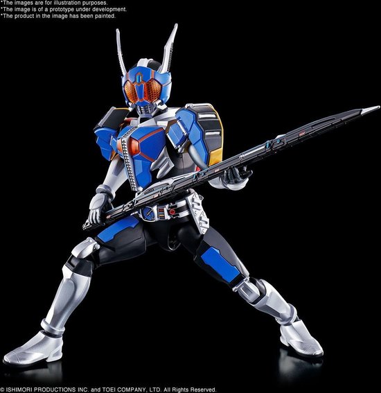Kamen Rider: Figure-Rise Standard - Masked Rider Den-O ROD Form and Plat Form Model Kit