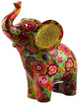 Pomme pidou Olifant Darcy - Spaarpot - Medium - Green Elephant Parade