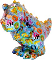 Pomme pidou Dinosaurus Tito - Spaarpot - Medium - Aquablue Abc