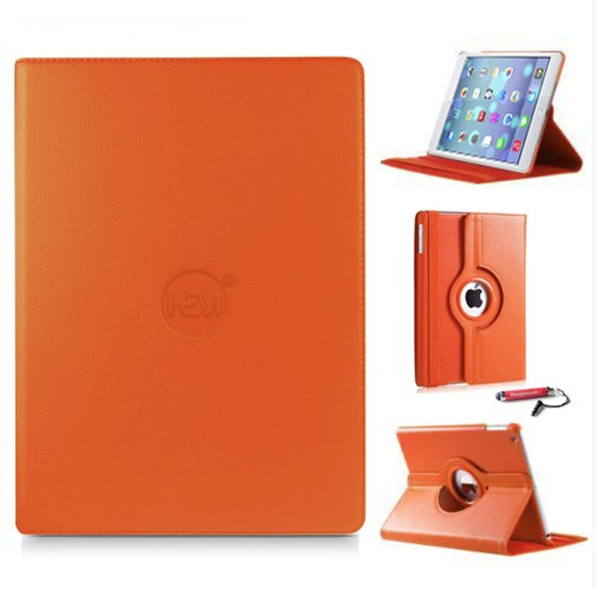 HEM Oranje 360° Draaibare Hoes Geschikt Voor Apple iPad Air 2 (9.7 Inch) – Beschermende iPad Bookcase