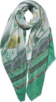 Clayre & Eef sjaal 80x180cm groen