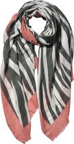 Clayre & Eef sjaal 80x180cm grijs