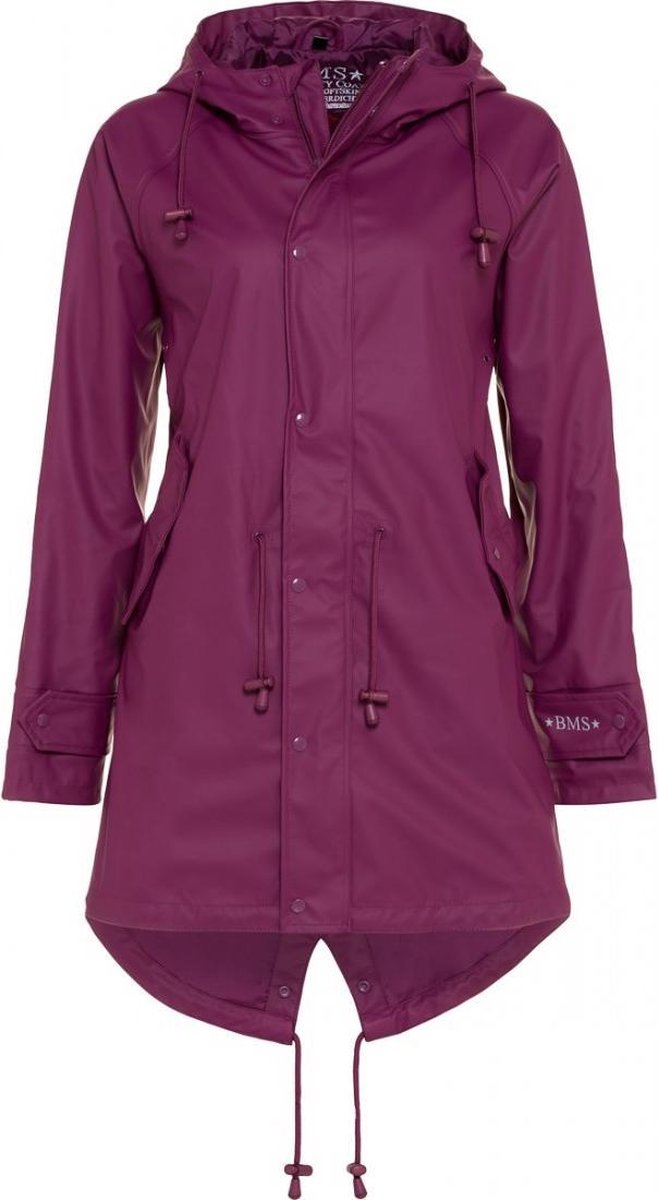 Paarse dames regenjas parka HafenCity® van BMS