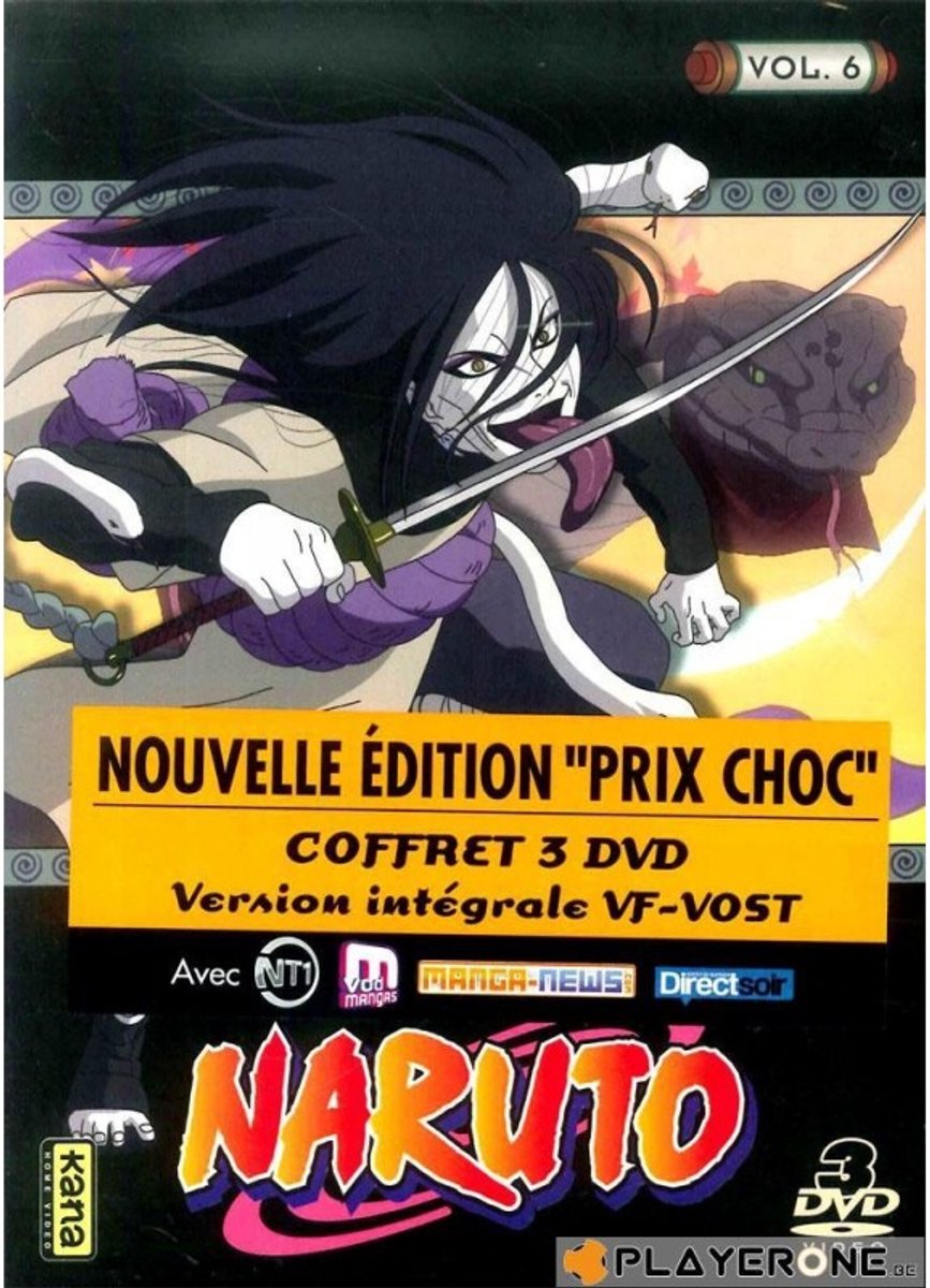 NARUTO - Vol 06 - (3DVD) SLIM BOX : DVD