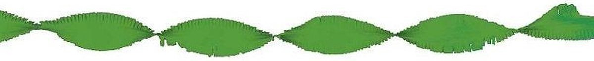 Brandvertragende crepe slinger kerstgroen.