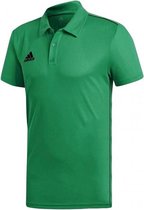 adidas - Core 18 Polo JR - Polo  - 164 - Groen