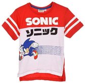 Sonic The Hedgehog T-shirt - rood - maat 98 (3 jaar)