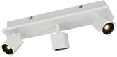 OSRAM - LED Plafondspot - Nitron Klipo - 20W - Warm Wit 3000K - 3-lichts - Rechthoek - Mat Wit - Aluminium