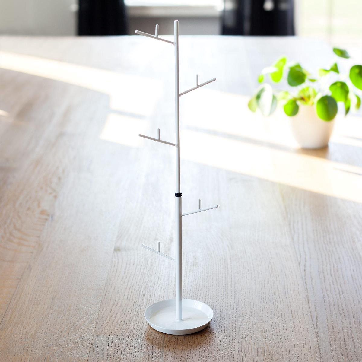 Yamazaki Accessoirehouder takvorm wit - Wit - Decoratief & Verstelbaar
