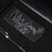 Lotus Pond Painted Pattern Soft TPU Case voor Galaxy S10 +