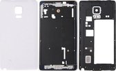 Volledige behuizingsdeksel (frontbehuizing LCD-frame bezelplaat + middelste frame bezel + batterij achterkant) voor Galaxy Note Edge / N915 (wit)