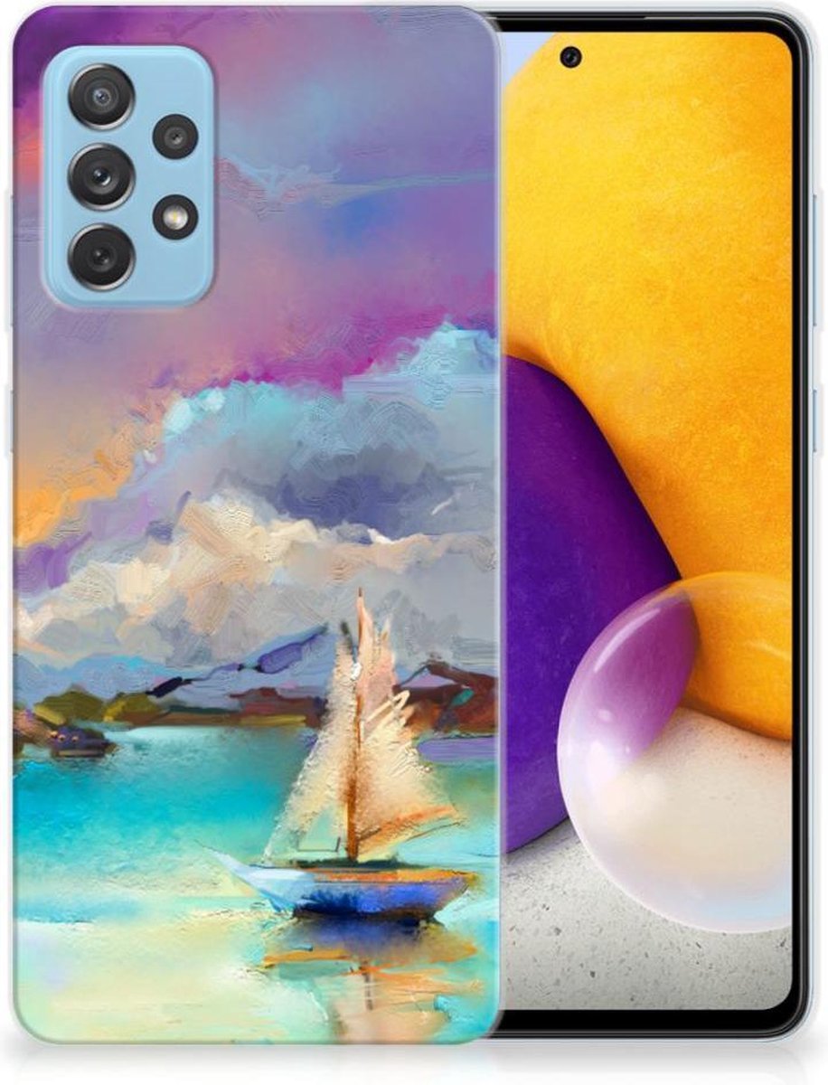 Back Cover voor Hoesje maken Samsung Galaxy A72 Boat