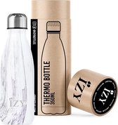 IZY Bottles | Design Paars | 350ML | Thermosfles | Thermoskan | Thermosbeker | Vacuüm fles | RVS | Geïsoleerd | Dubbelwandig | Isolatiekan | 0,35L | Thermos | BPA-Vrij