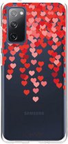 Casetastic Samsung Galaxy S20 FE 4G/5G Hoesje - Softcover Hoesje met Design - Catch My Heart Print