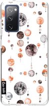 Casetastic Samsung Galaxy S20 FE 4G/5G Hoesje - Softcover Hoesje met Design - Moon Phases Print