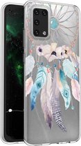 iMoshion Hoesje Geschikt voor Samsung Galaxy A02s Hoesje Siliconen - iMoshion Design hoesje - Transparant / Meerkleurig / Dreamcatcher