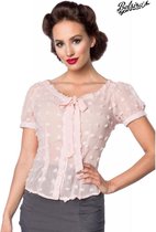 Belsira Blouse -L- Vintage Roze