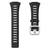 Voor POLAR Polar FT60 heren siliconen horlogeband (zwart)