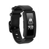 Voor Fitbit Inspire HR / Ace 2 siliconen Smart Watch vervangende band polsband (zwart)