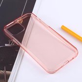 Schokbestendige effen kleur TPU beschermhoes voor iPhone 11 Pro Max (roze)