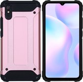 iMoshion Rugged Xtreme Backcover Xiaomi Redmi 9A hoesje - Rosé Goud