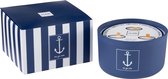 J-line Geurkaars Anker Blauw/Wit Large-50U