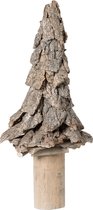 J-line Boom Deco Hout Grijs Large