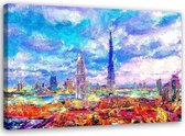 Schilderij Dubai (print op canvas), 2 maten, multi-gekleurd, Premium print